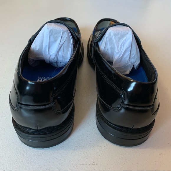 🔥SALE🔥 Nunn Bush Mens Size 11.5 Black Lincoln Moc Toe Penny Loafer NEW IN BOX - Picture 9 of 16